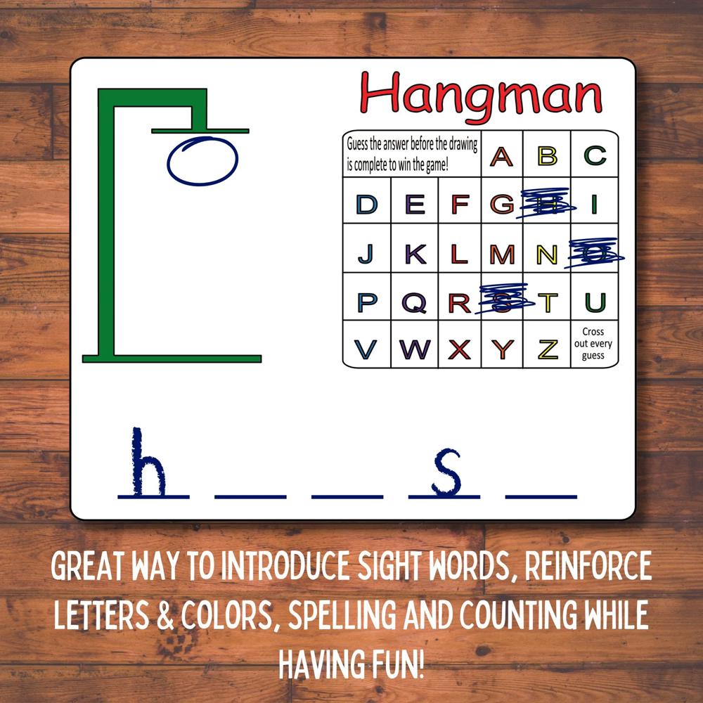 Acrylic Tic Tac Toe & Hangman Board Game | 5 Designs