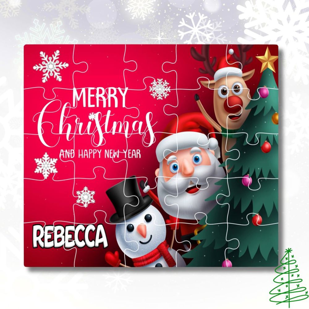 Personalized Christmas Puzzles | 5 Designs