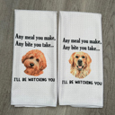  Funny dog kitchen dish towel | Free Shipping