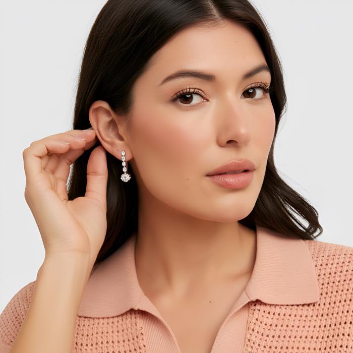 Open Knit Collared Short Sleeve Top with Soft Lightweight Texture Relaxed Easy Fit Ribbed Trim Details