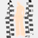 Large Cozy Knit Matching Set with Short Sleeve Top and Wide Leg Pants Soft Stretchy Fabric Comfortable Drawstring Waist Effortless Lounge