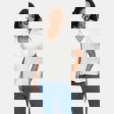 Large Soft Knit Short Sleeve Button Front Cardigan Top with Relaxed Draped Silhouette Lightweight Feel Flattering V Neckline Versatile Layering Piece for Casual Everyday Comfortable Style