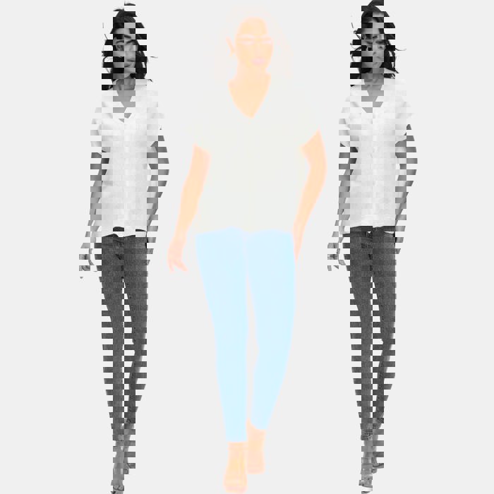 Soft Knit Short Sleeve Button Front Cardigan Top with Relaxed Draped Silhouette Lightweight Feel Flattering V Neckline Versatile Layering Piece for Casual Everyday Comfortable Style