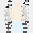 Large Cozy Hooded Fleece Jacket with Soft Warm Texture Relaxed Fit Snap Front Closure Contrast Trim Detailing Everyday Casual Layering Style