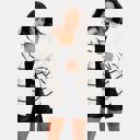  Cozy Open Front Striped Knit Cardigan with Relaxed Long Sleeves Soft Textured Fabric Comfortable Slouchy Fit Classic Stripe Pattern