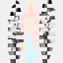 Medium Longline Striped Knit Cardigan with Soft Cozy Texture Relaxed Open Front Design Comfortable Long Sleeves Bold Multi Stripe Pattern