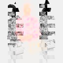  Floral Button Front Blouse with Ruffle Trim Neckline Soft Lightweight Fabric Long Sleeves Intricate Floral Print and Feminine Polished Style Perfect for Work Brunch and Effortless Everyday Outfits