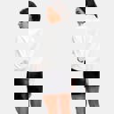  Embroidered Button Front Jacket with Stylish Floral Outline Design Soft Structured Fabric Front Patch Pockets Classic Collar and Versatile