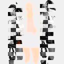 Large Embroidered Button Front Jacket with Stylish Floral Outline Design Soft Structured Fabric Front Patch Pockets Classic Collar and Versatile