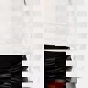 Medium Embroidered Button Front Jacket with Stylish Floral Outline Design Soft Structured Fabric Front Patch Pockets Classic Collar and Versatile