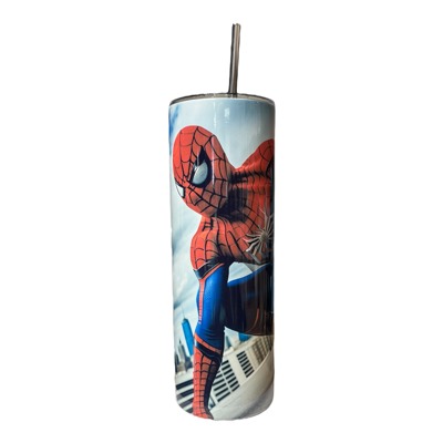 Spider-Man Tumbler can be personalized comic book gift 