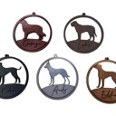  Laser engraved wooden personalized dog / cat ornament 