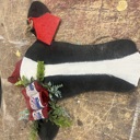  Fourth of July cow head door hanger / custom orders welcome / tag can say welcome / hello etc 