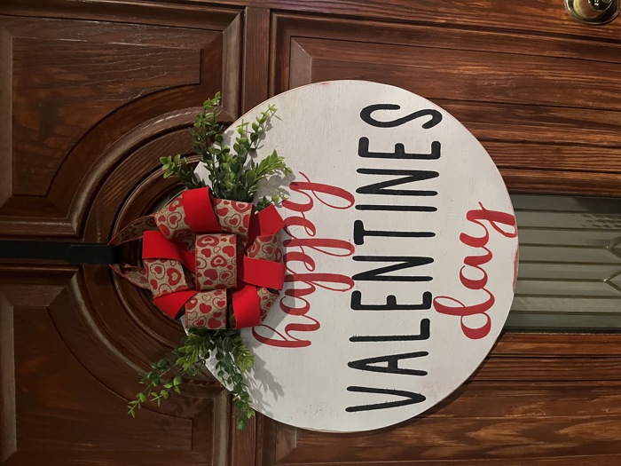 Happy Valentines Day Door Hanger 21” 