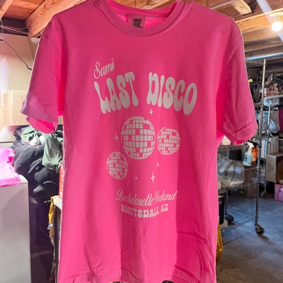 Bachelorette party t shirts $25 each my last disco custom orders welcome disco ball gift for bachelorette’s 