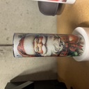  Glitter Santa tumbler skinny tumbler Christmas gifts for her 