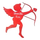  Cupid / cherub door hanger wall art personalized 