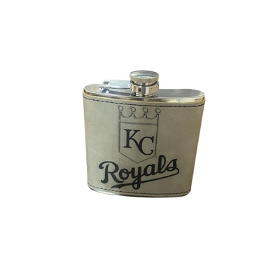 Father’s Day gift for dad custom flask royals flask baseball team flasks custom orders welcome 8oz flask 