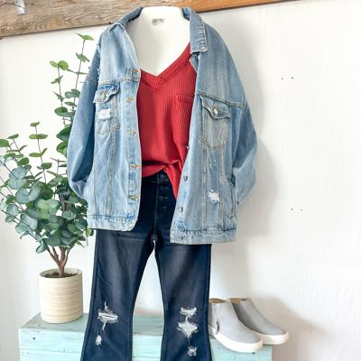 Boyfriend Jean jacket 