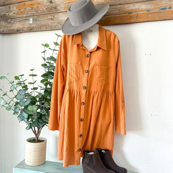 Button Down Shirt Dress