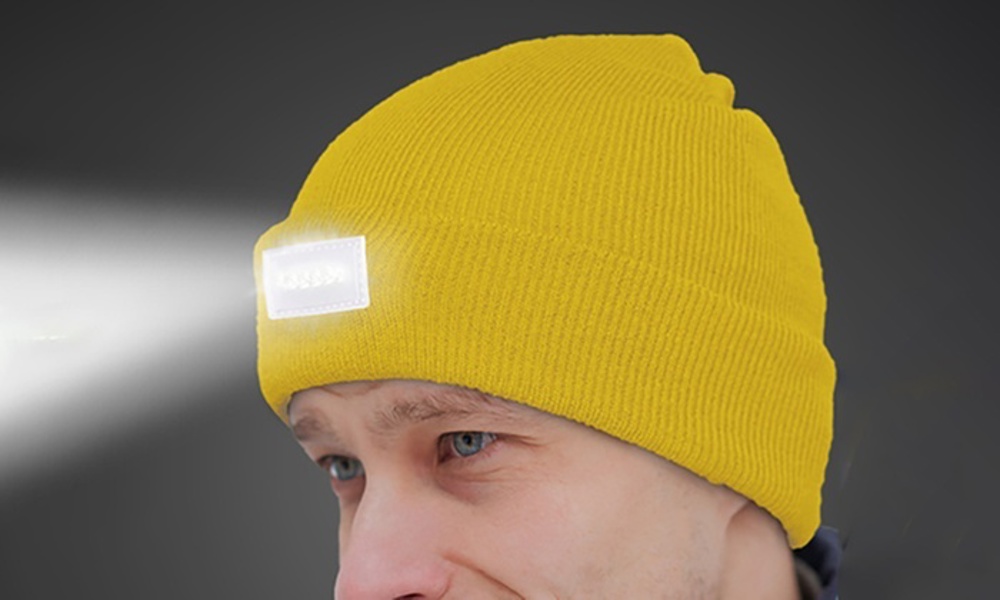 LED Headlamp Beanie for Men and Women