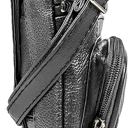 Black Krediz Genuine Leather Cross Body Handbag - Soft & Durable Crossbody Bags- Standard Size