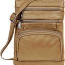 Khaki Krediz Genuine Leather Cross Body Handbag - Soft & Durable Crossbody Bags- Standard Size