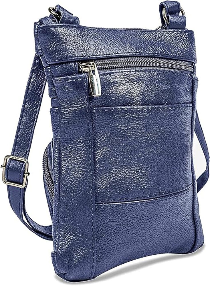 Krediz Genuine Leather Cross Body Handbag - Soft & Durable Crossbody Bags- Standard Size