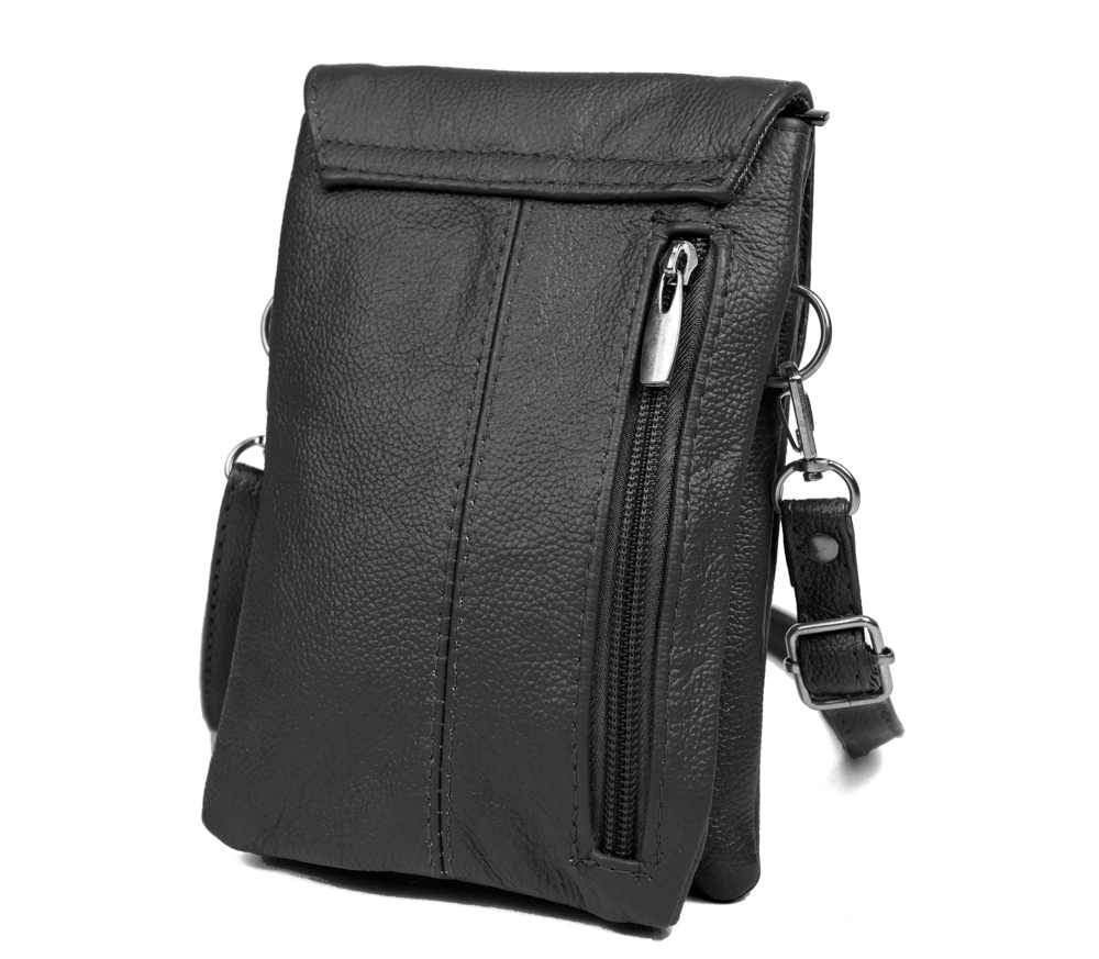 Genuine Leather Cell-Phone Crossbody Wallet Purse