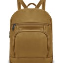 Light Brown Super Soft Genuine Leather Backpack - 5 Colors