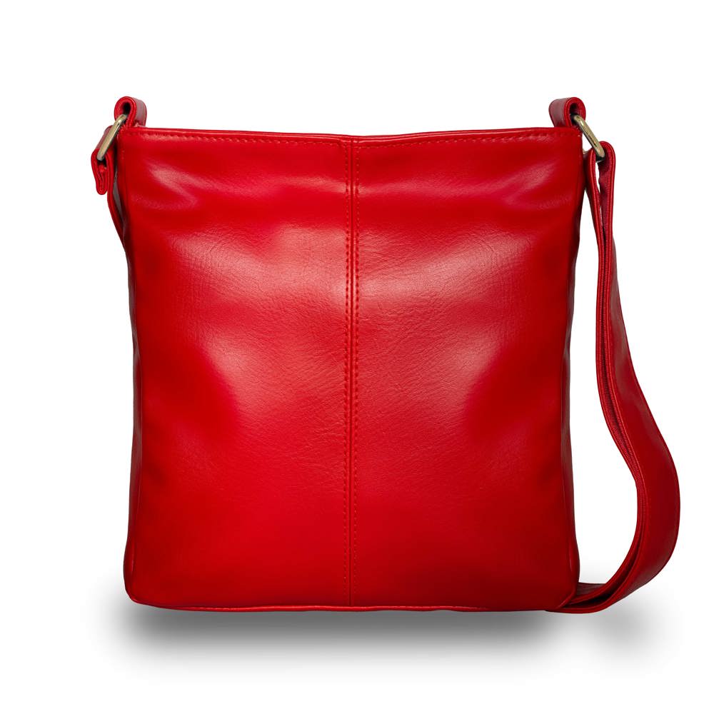 Real Leather Crossbody Bag for