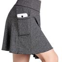 Medium Gray Women's Running Active Workout Skort