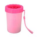 Pink Easy Compact Portable Pet Paw Washer Cleaner