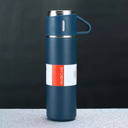 Navy Stainless Steel Insulated Vacuum Sealed Bottle Set