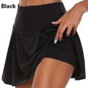  Women's High Waist Active Skirt with Built-in Shorts