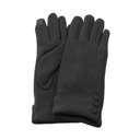 Black Women's Touchscreen-Compatible Fleece Gloves