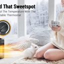  Electric Portable Personal Space Fast Indoor & Outdoor Heater