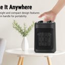  Electric Portable Personal Space Fast Indoor & Outdoor Heater