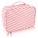 Pink Stripe Everyday Cosmetic Bag - 3 Styles