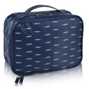 Navy Feather Everyday Cosmetic Bag - 3 Styles