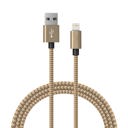 Gold MFI Certified Lightning Charging Cable for iPhone