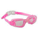 Rose Pink Anti-Fog Unisex Swim Goggles with Protective Case- 3 Colors