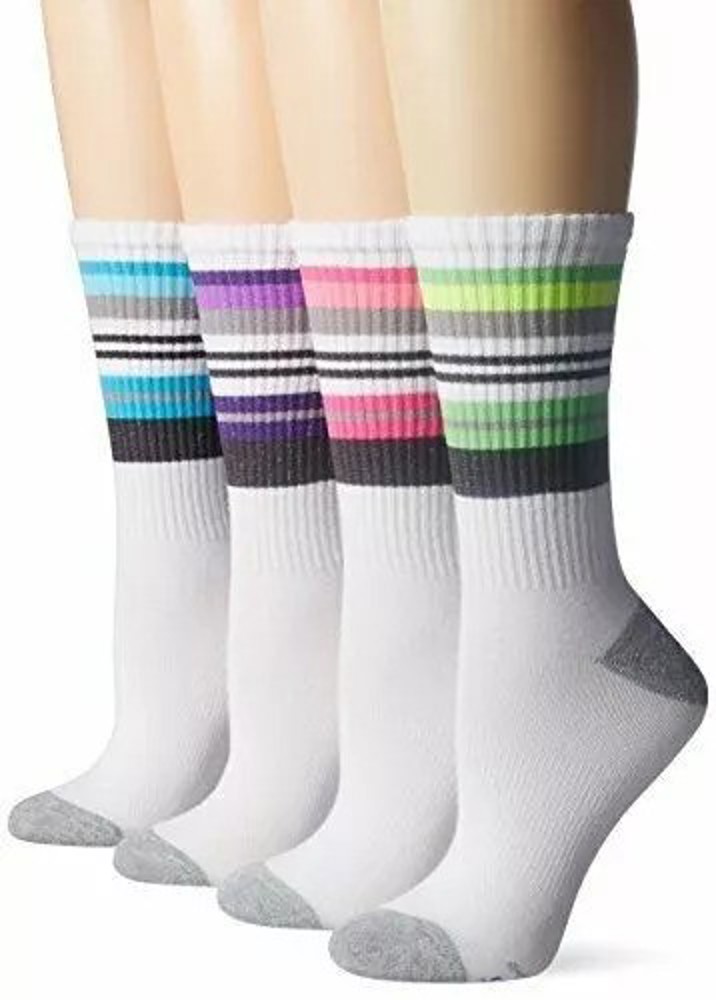 Hanes X-Temp 4 Pairs Crew Socks