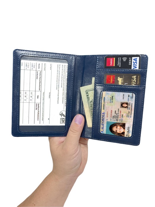 Vaccination Card Holder Passport Wallet