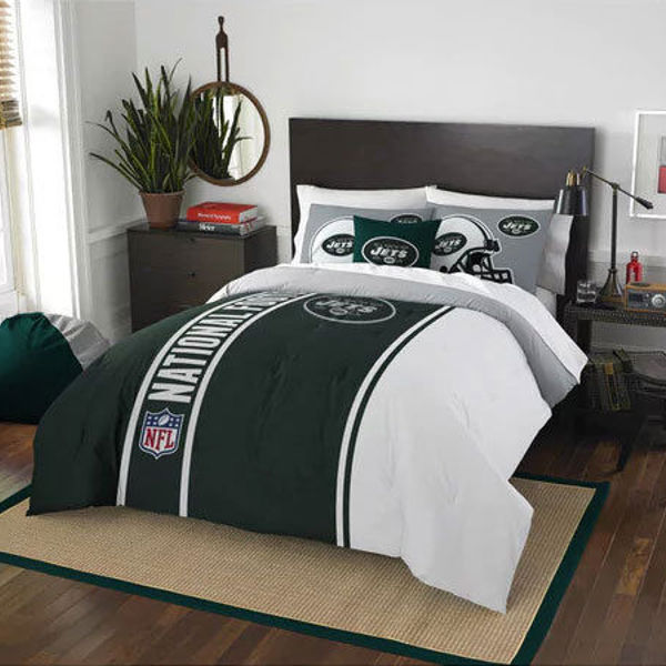 Northwest NFL New York Jets 2 Sham & Full Comforter Bedding Set