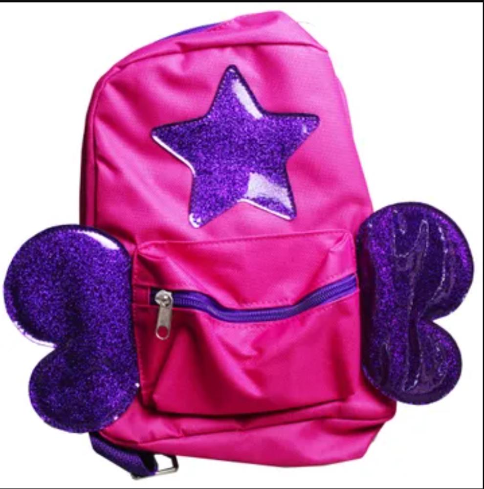 Mini Wings with Star 9" Mini Kids Backpack