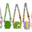  Pop-it Bubble Fidget Handbag for Kids- Random Style