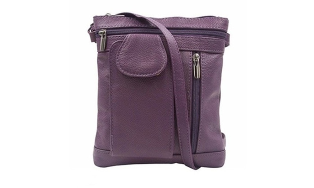 On-The-Go Soft Leather Crossbody Bag with Plus-Size Option