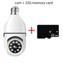 Camera with 32GB Card 5G Bulb Surveillance Camera