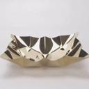  Elegant Geometric Gold Serving Bowl Tray